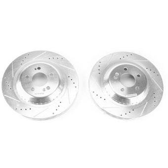 compare product Power Stop 2017 Mercedes-Benz Maybach S550 Rear Evolution Drilled & Slotted Rotors - Pair