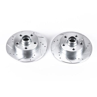 compare product Power Stop 92-95 Volkswagen Corrado Rear Evolution Drilled & Slotted Rotors - Pair