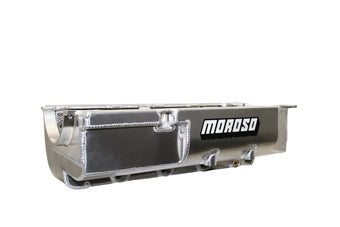 compare product Moroso Chevrolet Big Block Mark IV (w/Four Pick Ups) Drag Race Dry Sump 7.5in Aluminum Oil Pan