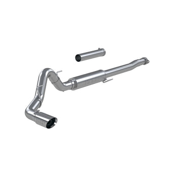 compare product MBRP 2021+ Ford F150 2.7L/3.5L/5.0L 4in T304 Stainless Steel Cat-Back - RACE VERSION
