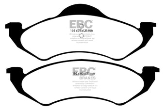 compare product EBC 99 Dodge Dakota 2WD 2.5 Ultimax2 Front Brake Pads