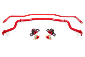 compare product BMR 15-22 S550 Mustang Sway Bar Kit with Bushings Front and Rear Red