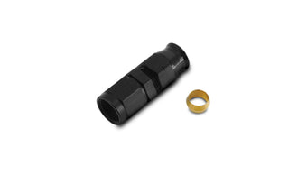 compare product Vibrant -8AN Female to 1/2in Tube Adapter Fitting (w/ Brass Olive Insert)