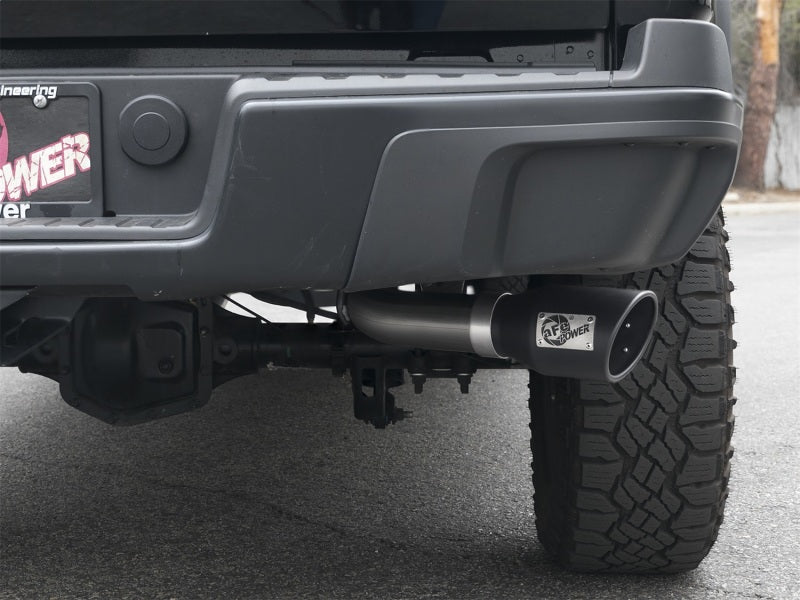 aFe Mach Force - XP Exhaust 3in CB SS 15 - 17 GM Colorado/Canyon 2.5L/3.6L Side Exit w/ Black Tip - My Store