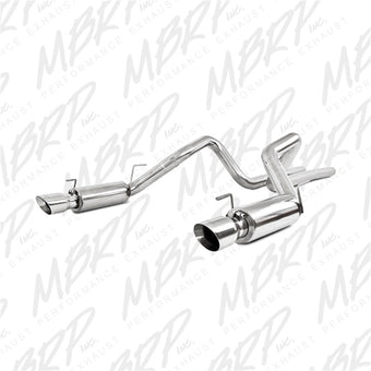 compare product MBRP 05-09 Ford Shelby GT500 / GT Dual Split Rear Race Version, T409 4in Tips Exhaust System