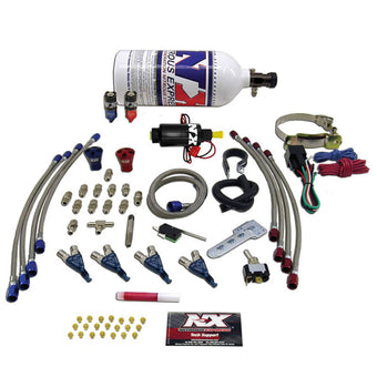 compare product Nitrous Express 4 Cyl Piranha Nitrous Kit (For EFI Applications) w/2lb Bottle