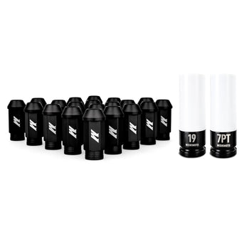 compare product Mishimoto Aluminum Locking Lug Nuts 1/2 X 20 23pc Set Black