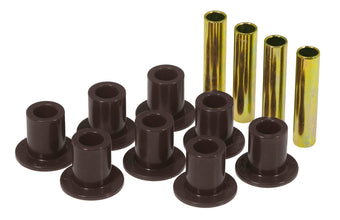 compare product Prothane 87-96 Jeep Front Spring & Shackle Bushings - Black