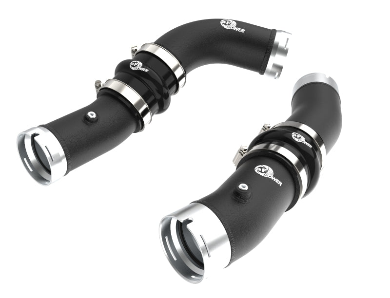 aFe 2024+ Toyota Tacoma BladeRunner 2.5in & 3in Aluminum Hot & Cold Charge Pipe Kit - Black - My Store