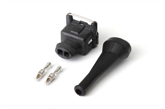 compare product Haltech Bosch EV1 (Square) 2 Pin Junior Timer Female Connector Plug & Pins