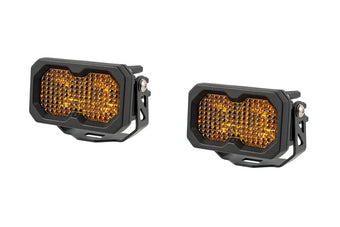 compare product Diode Dynamics C2 2.0 Sport Yellow Flood Standard ABL (pair)