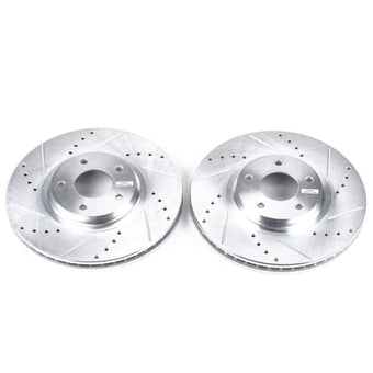 compare product Power Stop 03-05 Infiniti FX35 Front Evolution Drilled & Slotted Rotors - Pair