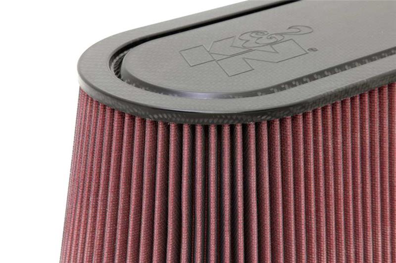 K&N Custom Racing Unique Oval Tapered Filter 17.313in OL B/7.75in OW B/14.625inOL T/6.125inOW T/9in - My Store
