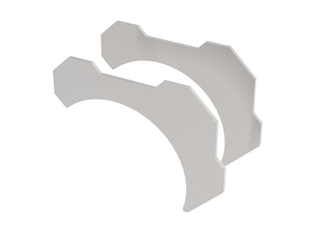 compare product Borla 3in T-304 Stainless Steel Pipe/ Tube Bracket Kit (2 pieces)