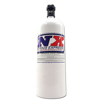 compare product Nitrous Express 15lb Bottle w/Lightning 500 Valve (6.89 Dia x 26.69 Tall)