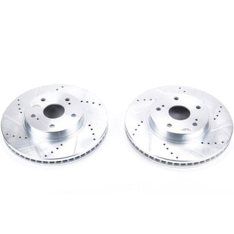 compare product Power Stop 15-18 Subaru Legacy Front Evolution Drilled & Slotted Rotors - Pair