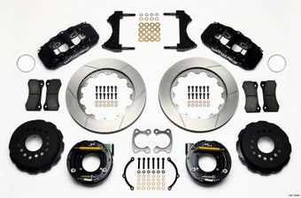 compare product Wilwood AERO4 Rear P-Brake Kit 14.00in Small Ford 2.66in Offset