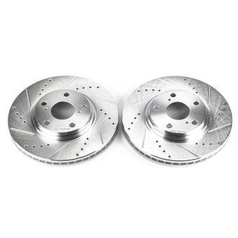 compare product Power Stop 2003 Lexus ES300 Front Evolution Drilled & Slotted Rotors - Pair