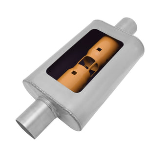 compare product Gibson MWA 3in. Offset/ 3in. Center 14in. Oval Muffler