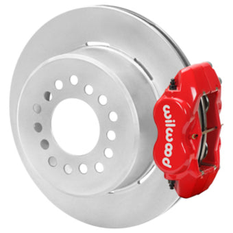 compare product Wilwood Forged Dynalite P/S Park Brake Kit Drilled Red 15 Bolt 2.75in Offset Plain Faced Rotor