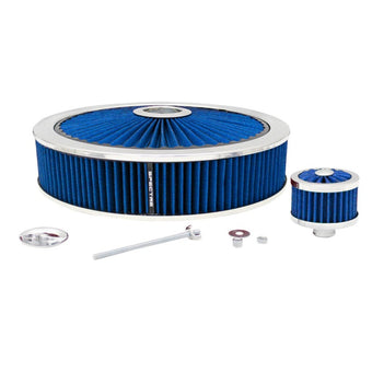 compare product Spectre ExtraFlow Filter Custom Assembly Value Pack 14in. x 3in. - Blue