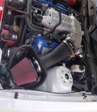 compare product JLT 10-14 Ford Mustang GT500 Black Textured Big Air Intake Kit w/Red Filter - Tune Req