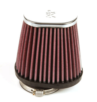 compare product K&N Universal Clamp-On Air Filter 2-1/8in Flange 4in x 3in Base 3in x 2in Top 4in Length