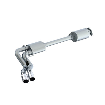 compare product MBRP 15-20 Ford F150 T409 Pre-Axle 4in OD Tips Dual Outlet 3in Cat Back Exhaust