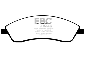 compare product EBC 06-07 Cadillac CTS 2.8 (Sports Suspension) Yellowstuff Front Brake Pads
