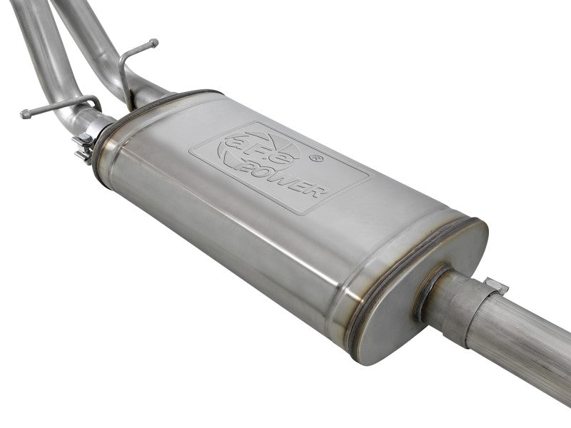 aFe Vulcan Series 3 - 2.5in 304SS Exh Cat - Back w/ Pol Tips 2019 GM Silverado/Sierra 1500 L4 - 2.7L (t) - My Store