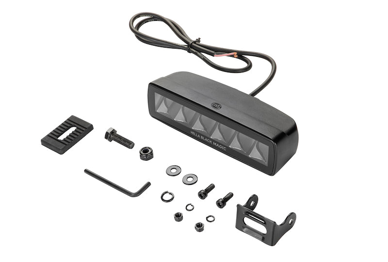 Hella Universal Black Magic 6 L.E.D. Mini Light Bar - Spot Beam - My Store