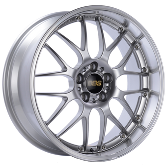 compare product BBS RS-GT 20x8.5 5x120 ET15 Diamond Silver Center Diamond Cut Lip Wheel -82mm PFS/Clip Required