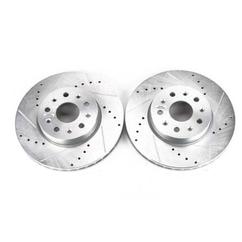 compare product Power Stop 16-19 Cadillac CT6 Front Evolution Drilled & Slotted Rotors - Pair