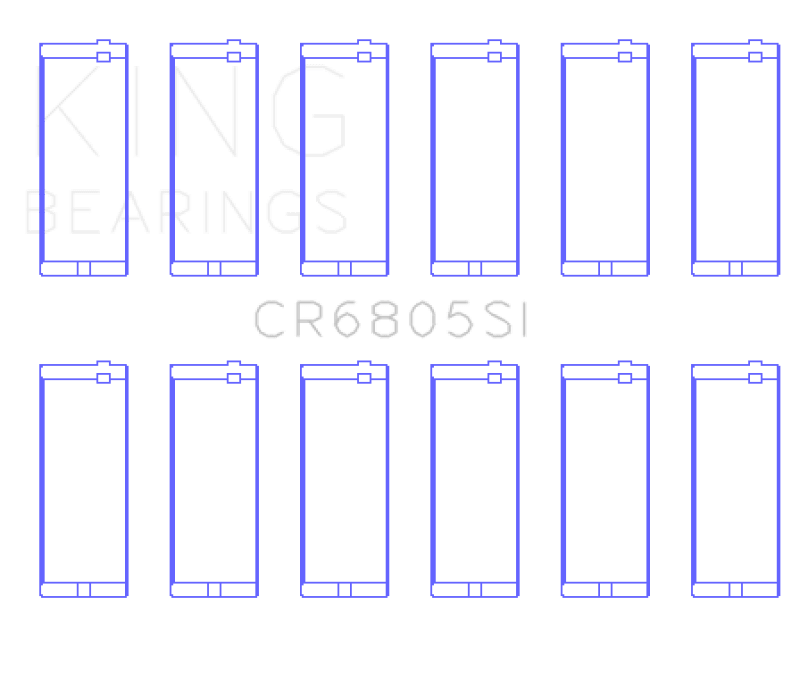 King Engine Bearings Jeep 232ci 3.8L / Jeep 258ci 4.2L Connecting Rod Bearing Set - My Store
