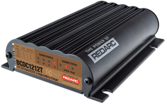 compare product REDARC DC/DC 3-Stage Vehicle to Trailer Battery Charger - 12A