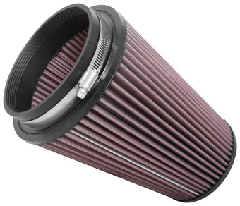 compare product K&N Universal Clamp-On Air Filter 5in FLG / 6-1/2in B / 4-3/8in T / 8-3/4in H