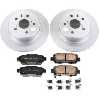 compare product Power Stop 95-99 Toyota Avalon Rear Z17 Evolution Geomet Coated Brake Kit
