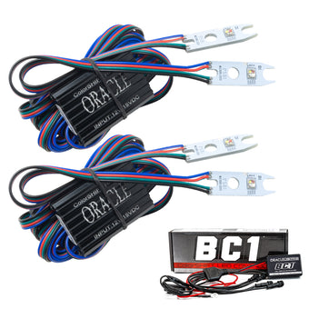 compare product Oracle 15-17 Ford F-150 Headlight DRL Upgrade Kit - ColorSHIFT w/ BC1 Controller