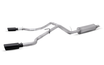compare product Gibson 19-22 Ford Ranger Lariat 2.3L 2.5in Cat-Back Dual Sport Exhaust - Black Elite