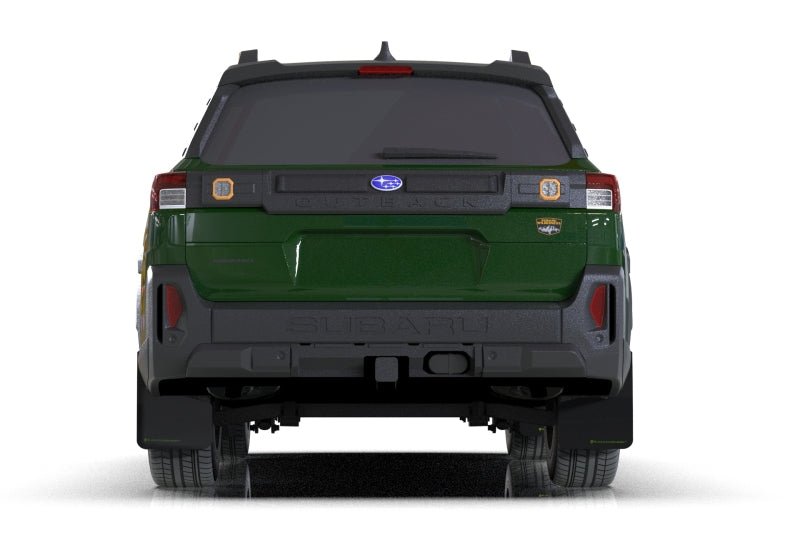 Rally Armor 2026 Subaru Outback Black UR Mud Flap w/Green Logo - My Store