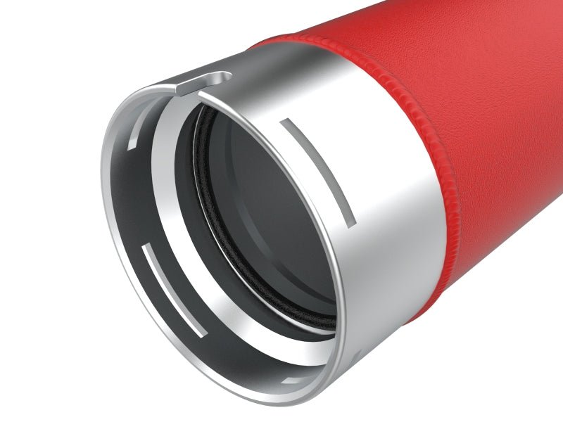 aFe 23 - 25 Ford F250/F350 Super Duty V8 - 6.7L BladeRunner Aluminum Hot & Cold Charge Pipe Kit - Red - My Store