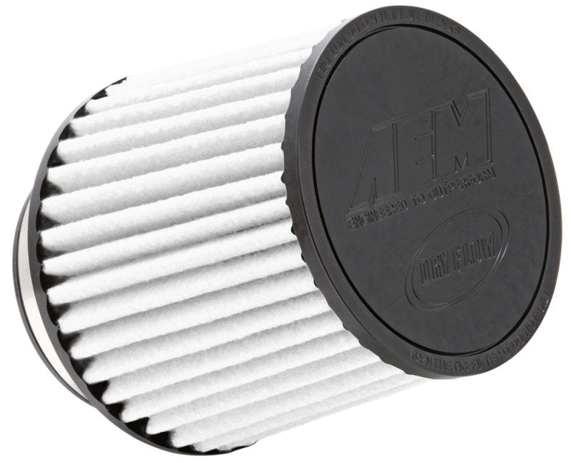AEM Dryflow Conical Air Filter 6in Base OD x 3.5in Flange ID x 5.25in Height - My Store