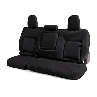 compare product Covercraft 19-24 Chevrolet Silverado Leatherette PrecisionFit Custom Second Row Seat Covers - Black