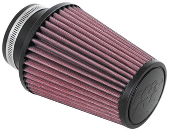 compare product K&N Universal Clamp-On Air Filter 3in Flange ID x 5in Base OD x 3.5in Top OD x 6in Height