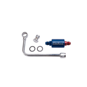 compare product Edelbrock Chromed Steel Fuel Line and Filter Kit Fo Eps Carbs