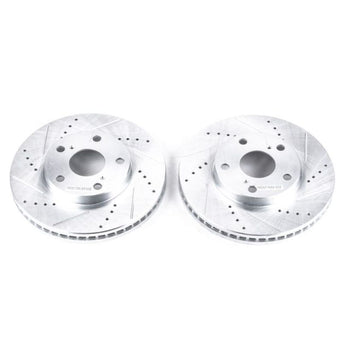 compare product Power Stop 92-01 Lexus ES300 Front Evolution Drilled & Slotted Rotors - Pair