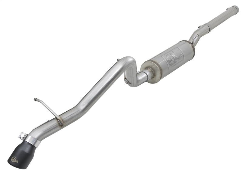 aFe MACH Force - Xp 2 - 1/2in 409 SS Hi - Tuck Cat - Back Exhaust w/Black Tip 07+ Jeep Wrangler JK 3.6L/3.8L - My Store