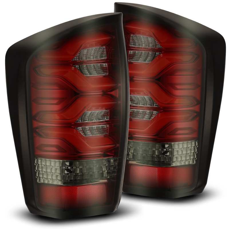 AlphaRex 16 - 20 Toyota Tacoma PRO - Series LED Tail Lights Red Smoke - My Store