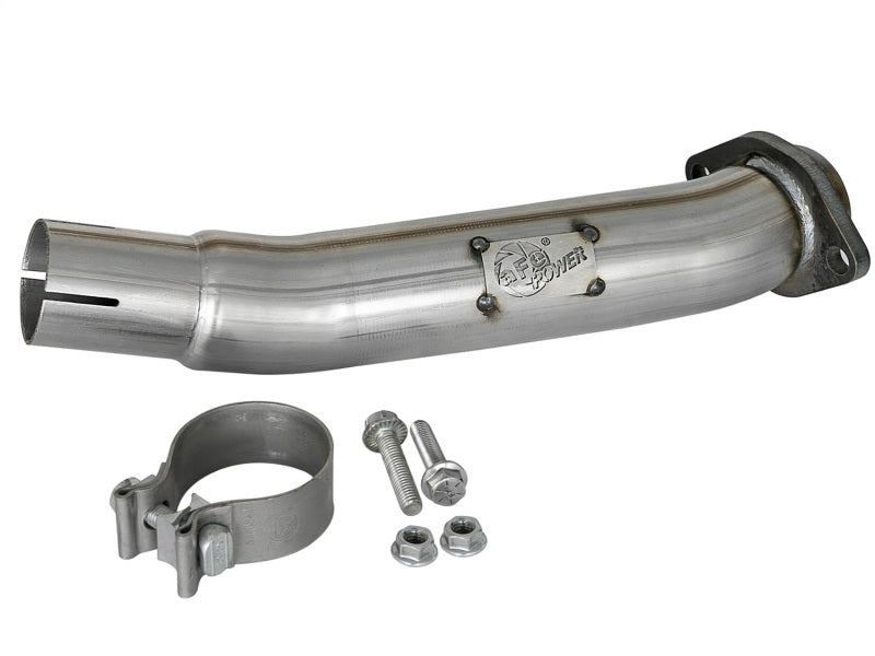 aFe Twisted Steel 2in Stainless Steel Loop Delete Down - Pipe 2018+ Jeep Wrangler (JL) V6 3.6L - My Store
