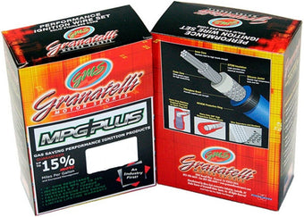 compare product Granatelli 10-14 Ford 6.2L Perf Wire Set w/Inserts/Blue Hi-Temp Jacket/Black Fire Sleeve